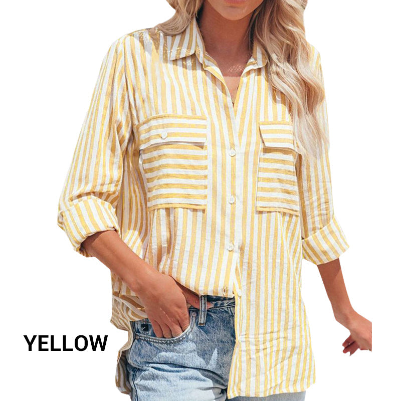 Anette - Casual Striped Shirt